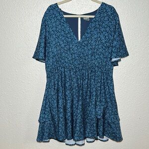 Arula Blue Floral Dress